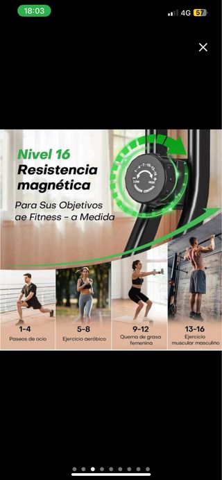 NUEVA Bicicleta Estática Plegable