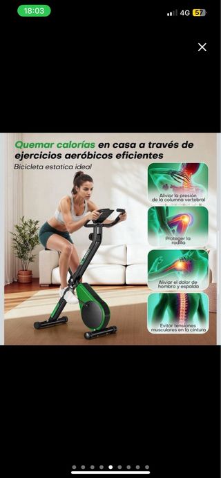 NUEVA Bicicleta Estática Plegable