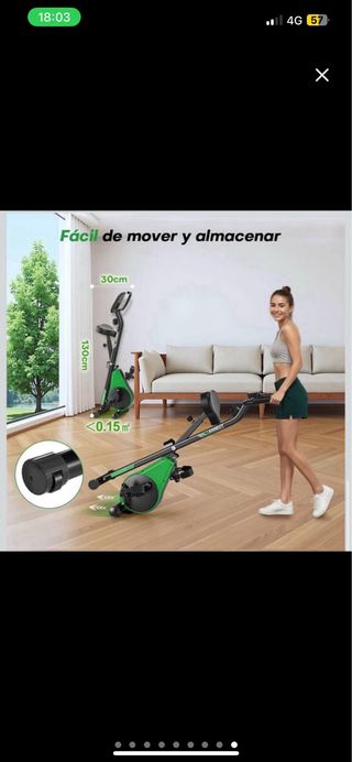 NUEVA Bicicleta Estática Plegable