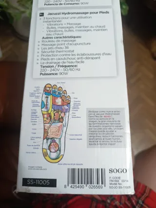 Jacuzzi Pies Sogo Hidromasaje 90W