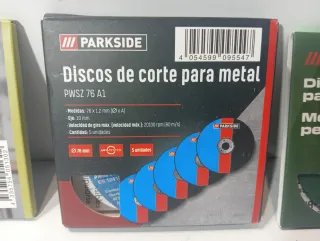 76mm Discos  Pequeños radial PARKSIDE