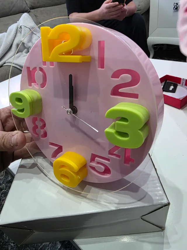 Reloj Despertador 3D Infantil