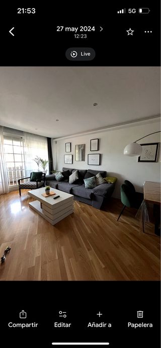 Sofá Chaiselongue gris