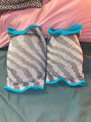 Rodilleras con diseño cebra