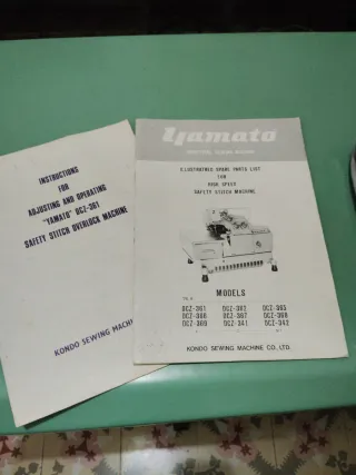 Màquina de coser Overlock Yamato 2 agujas