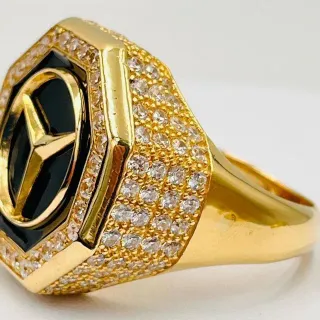 Sello Octógono Mercedes 18K