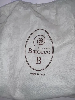 Borsa Rocco Barocco Pelle Nera e Cuoio