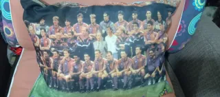 Lote de 2 Cojines FC Barcelona Como Nuevos