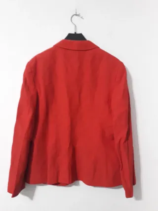 Blazer Zara Rojo