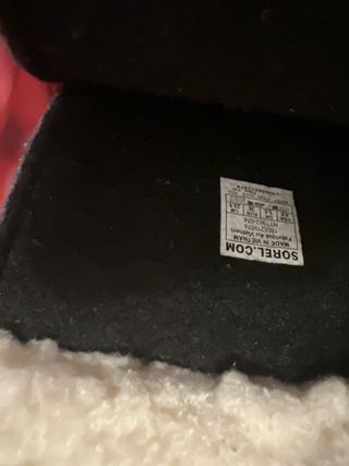 Botas Sorel rosas y negras como nuevas talla 36