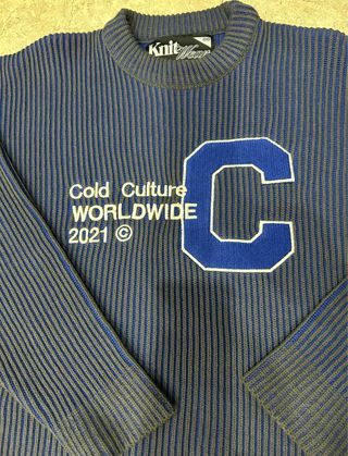 Jersey Cold Culture Azul Talla M