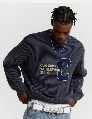 Jersey Cold Culture Azul Talla M