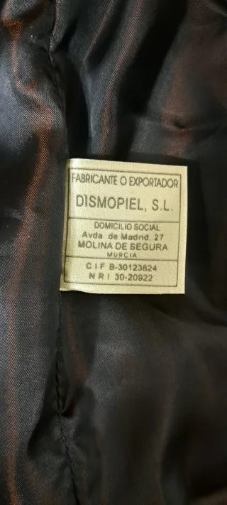 Abrigo de ante Mi Piel marrón