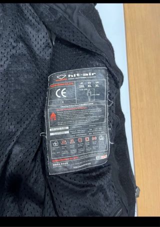 Chaleco Airbag Moto Hit-air Negro