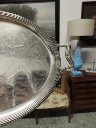 Bandeja Christofle Art Nouveau