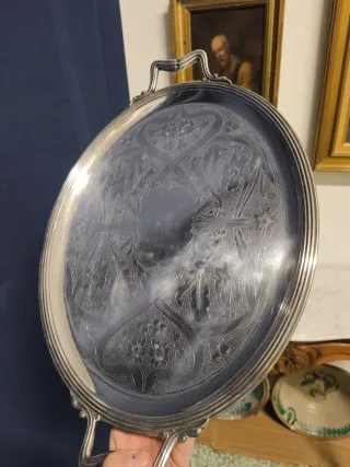 Bandeja Christofle Art Nouveau
