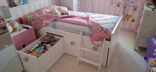 Cama infantil 90x190 con cajones