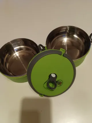 Portapranzo Acciaio Inox 3 Livelli