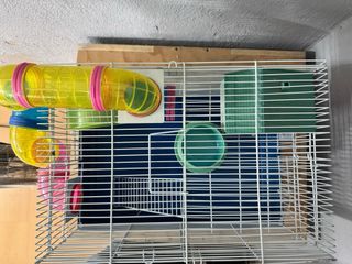 Jaula Hámster 2 Plantas + Accesorios