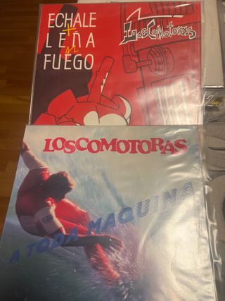 2 Vinilos LosComotoras Pop Rock Español