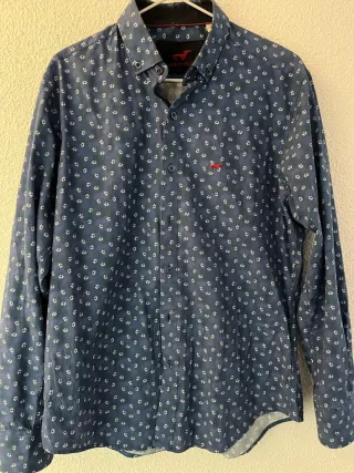 Camisa Gilbert Teckel Estampada Talla L