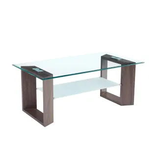 HERMOSA MESA DE CENTRO CON 2 TABLEROS