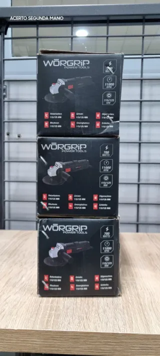 Amoladora WorGrip 700W 115/125mm Nueva