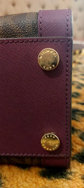 Bolso Michael Kors Marrón y Morado