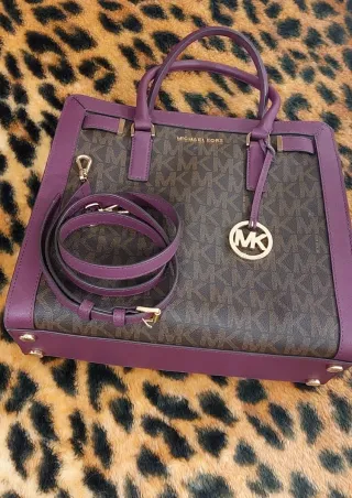 Bolso Michael Kors Marrón y Morado