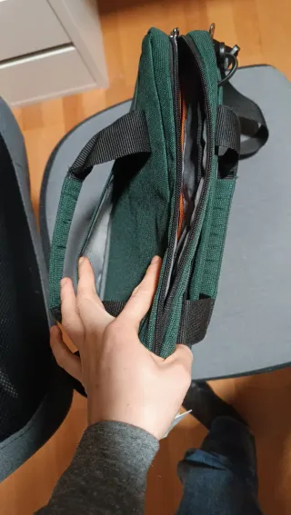 Maletín portátil Samsonite verde