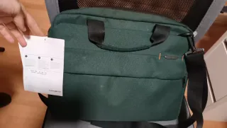 Maletín portátil Samsonite verde