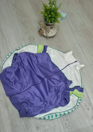 Chándal Kappa Vintage Morado y Blanco
