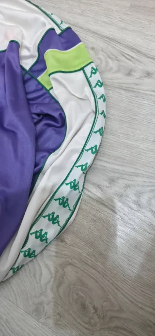 Chándal Kappa Vintage Morado y Blanco