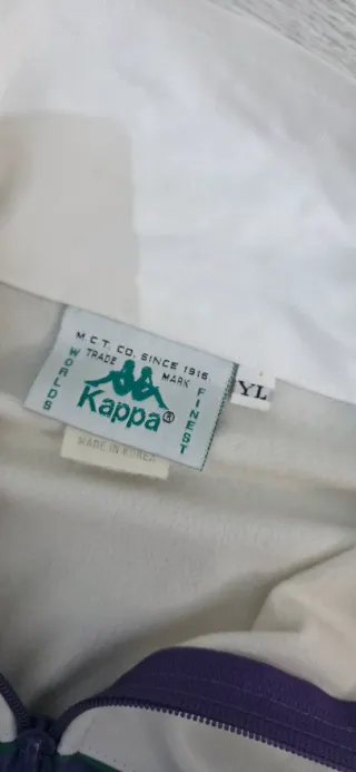 Chándal Kappa Vintage Morado y Blanco