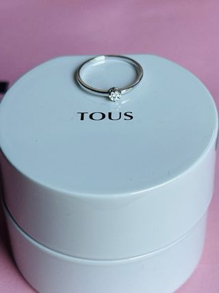 Anillo Tous Oro 18k Diamantes