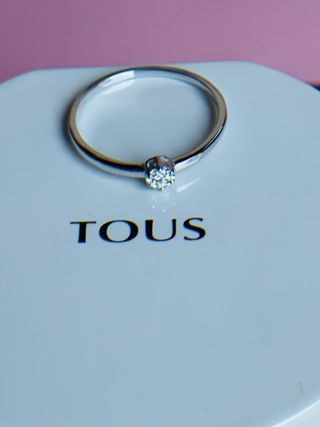 Anillo Tous Oro 18k Diamantes