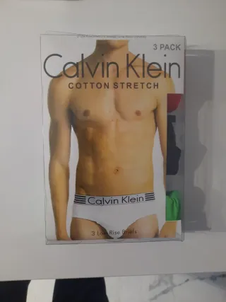 Calvin Klein Calzoncillos Slip Pack 3 Talla M