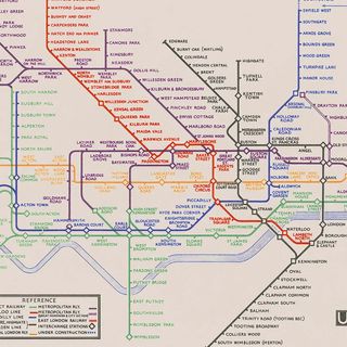 POSTER METRO DE LONDRES DE 1933 VINTAGE