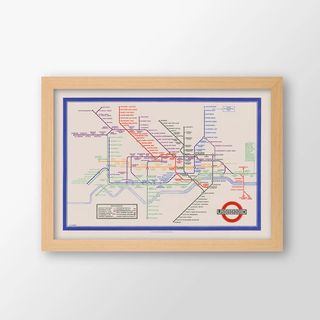 POSTER METRO DE LONDRES DE 1933 VINTAGE