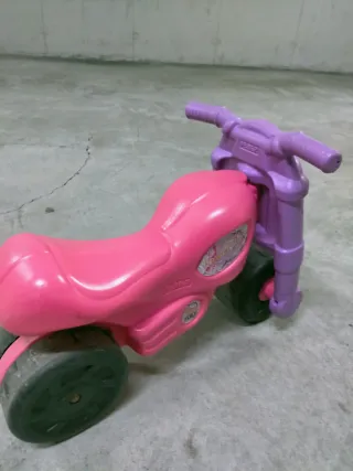 Moto de plástico para bebé