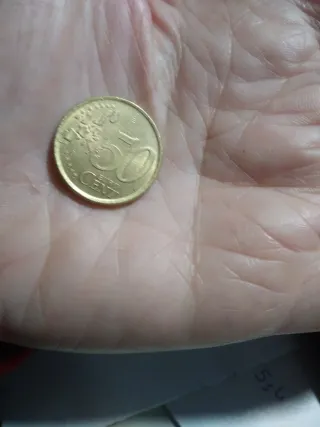 Moneda 50 Céntimos Euro España 1999