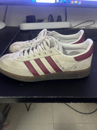 Zapatillas Adidas Spezial Beige/Rojo