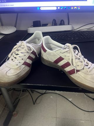 Zapatillas Adidas Spezial Beige/Rojo