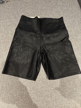 Mallas Biker Negras Estampadas Talla S