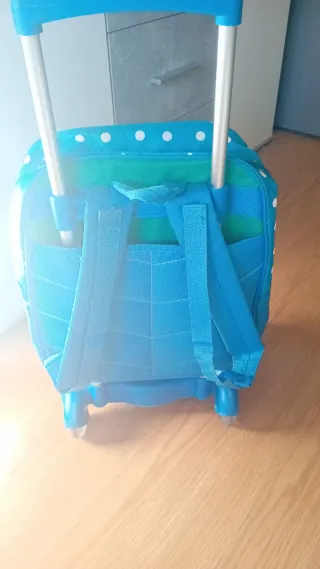 Mochila Ruedas Spongebob Azul Multicolor