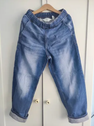 Pantalón vaquero térmico H&M niño surfero/skate