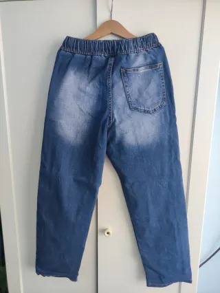 Pantalón vaquero térmico H&M niño surfero/skate