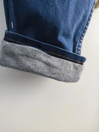 Pantalón vaquero térmico H&M niño surfero/skate