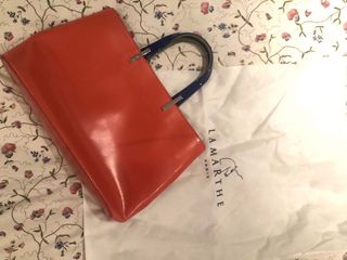 Bolso Lamarthe Paris Naranja y Azul