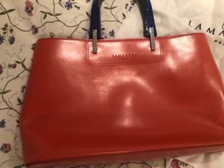 Bolso Lamarthe Paris Naranja y Azul